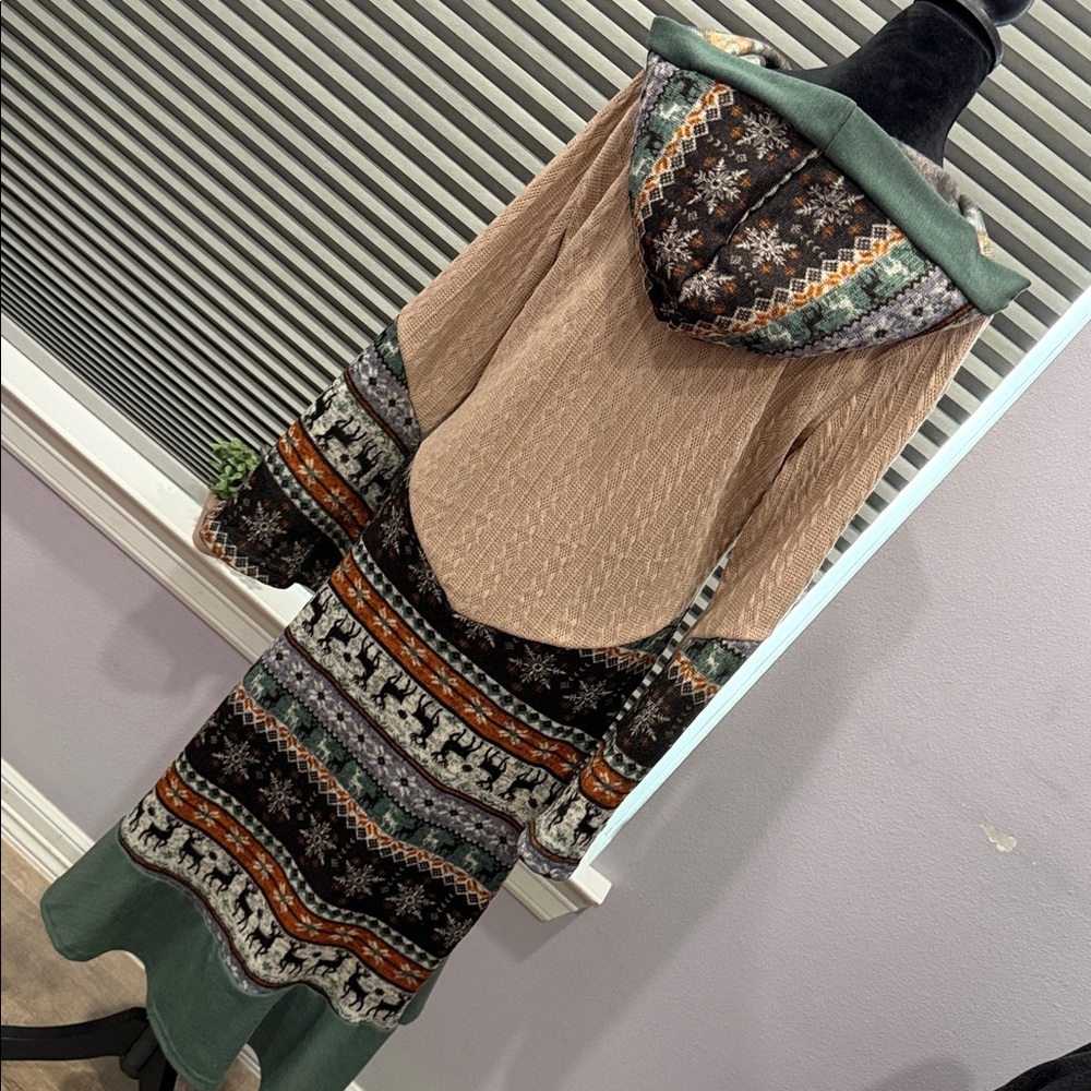 Multicolor Button-Up Cardigan - Picture 3 of 4